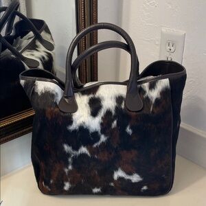 Mark & Graham Telluride Cowhide Bag NWT